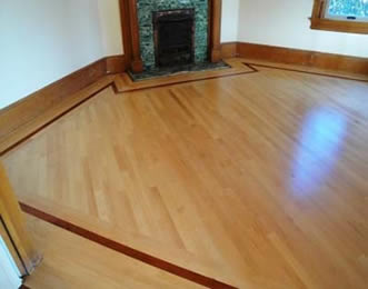 Hardwood floor done by Inter County Flooring